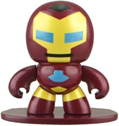 Iron Man figure by Marvel, produced by Hasbro. Front view.