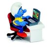 Super Smurf with Laptop