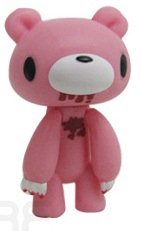 Pink (Bloody Claws) Gloomy Bear figure by Mori Chack. Front view.
