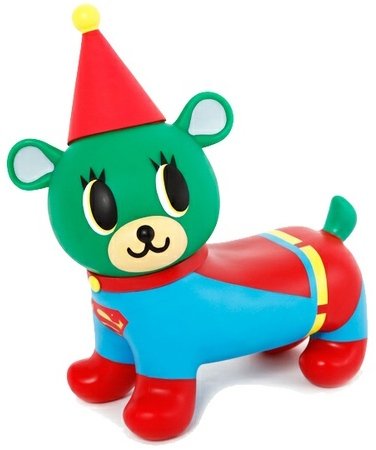 Oggetto Modern Pets Dreaming Bear Dog - Superman figure by Play Set Products. Front view.