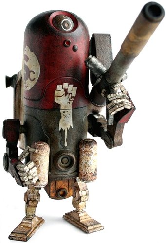 Suicide Club Armstrong 0G 1/12 figure by Ashley Wood, produced by Threea. Front view.