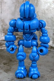 Buildman Gendrone Blue figure, produced by Onell Design. Front view.