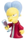 Dracula Mr. Burns figure by Matt Groening, produced by Kidrobot. Front view.
