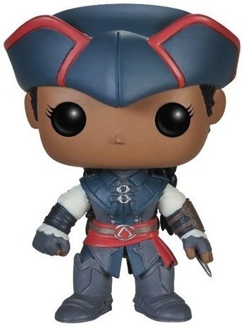 POP! Assassins Creed III - Aveline De Grandpré figure by Funko, produced by Funko. Front view.