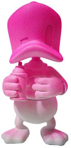 Cap Duck - Pink GID, Hong Kong Limited figure by Shon Side. Front view.