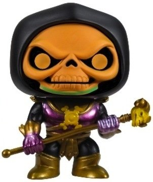 Skeletor POP! - SDCC 2013 figure, produced by Funko. Front view.