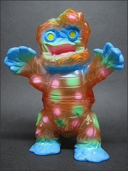 Papastroyer figure by Bwana Spoons X Gargamel, produced by Gargamel. Front view.
