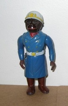 Army of the Apes Police Chief figure, produced by Bullmark. Front view.