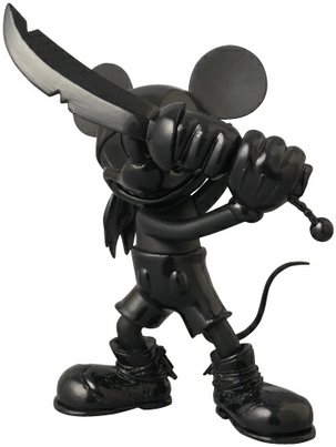Mickey Mouse - Pirate Ver. UDF-98 figure by Disney X Roen, produced by Medicom Toy. Front view.