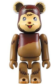 Wicket - Secret Be@rbrick Series 7 figure by Lucasfilm Ltd., produced by Medicom Toy. Front view.