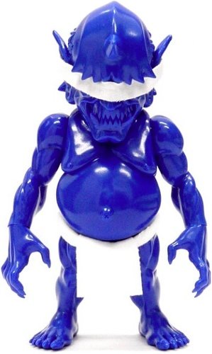 Debris Japan - SFB Blue figure by Junnosuke Abe, produced by Restore. Front view.