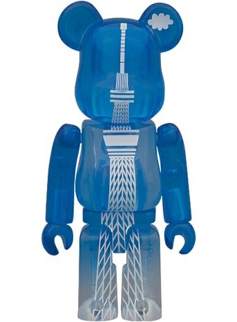 Tokyo Sky Tree Be@rbrick 100% figure by Tokyo Sky Tree, produced by Medicom Toy. Front view.