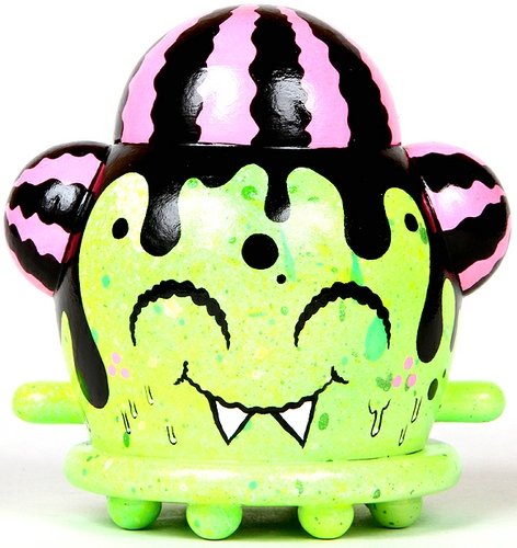 Watermelon Glow figure by Buff Monster. Front view.