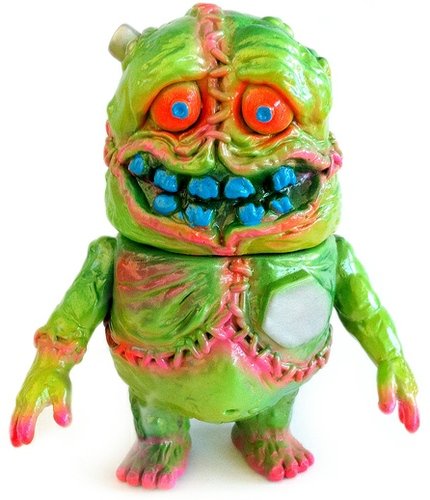 Watermelon Cadaver Kid figure by Dedo. Front view.