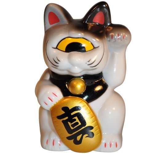 Mini Fortune Cat - After School 09 figure by Mori Katsura, produced by Realxhead. Front view.