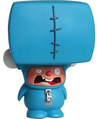 Whaleboy figure by Patrick Morgan. Front view.