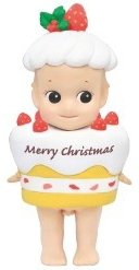 Sonny Angel - Christmas Cake figure by Dreams Inc., produced by Dreams Inc.. Front view.