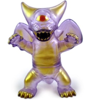 Crouching Deathra - Max Toy Co. Painted Clear Purple figure by Gargamel X Max Toy Co., produced by Gargamel. Front view.