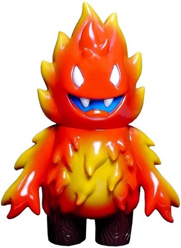 Honoo - The Flame figure by Leecifer, produced by Super7. Front view.