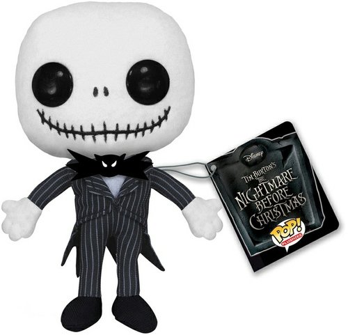 Jack Skellington figure by Disney, produced by Funko. Front view.