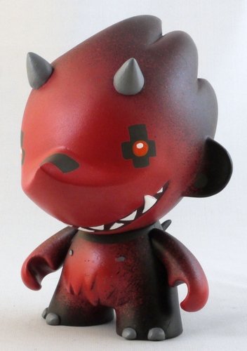 Vamplyng figure by Okkle, produced by Kidrobot. Front view.