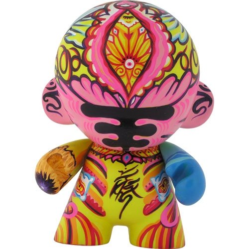 Munny Custom figure by Jk5. Front view.