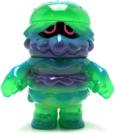 Patty Power - Translucent Green figure by Arbito, produced by Super7. Front view.