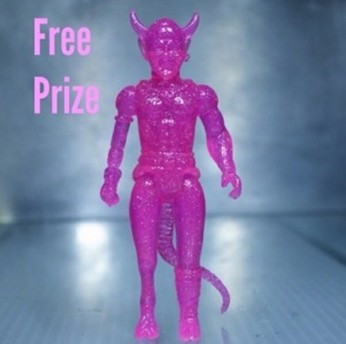 $UCK GRHOUL - Free Prize figure by LAmour Supreme & Greg Mishka & Sucklord, produced by Healeymade. Front view.