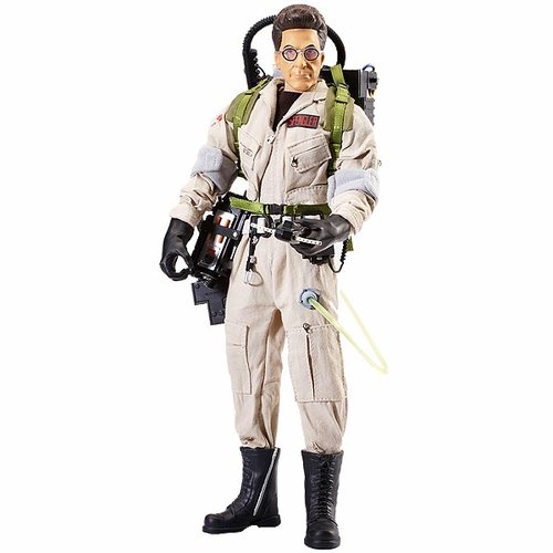 Egon Spengler figure, produced by Mattel. Front view.