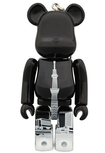Tokyo Sky Tree Town Be@rbrick 100% figure, produced by Medicom Toy. Front view.