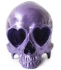 Metallic Purple Heart Skull - 12 Days of Popaganda