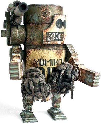 Marine JEA Large Martin figure by Ashley Wood, produced by Threea. Front view.