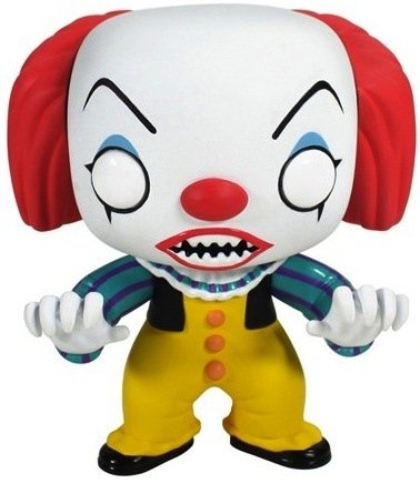 IT the Movie - Pennywise POP! figure, produced by Funko. Front view.
