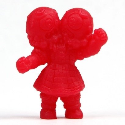 Cheap Toy Double Heather - Red figure by Buff Monster, produced by Healeymade. Front view.