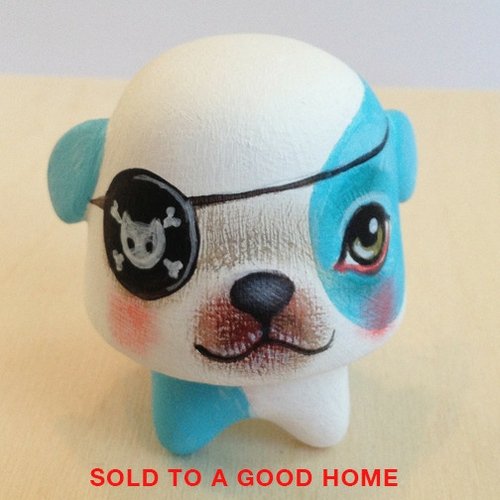 Pirate Pup 07 figure by 64 Colors. Front view.