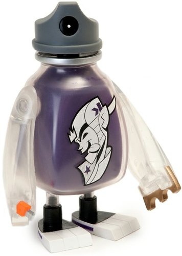 kaNO Bodega - Grape Drink figure by Kano, produced by Bic Plastics. Front view.