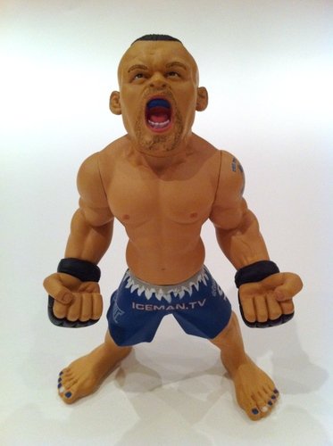 Chuck Lidell figure, produced by Round 5. Front view.