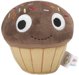 Yummy Cupcake 4.5 Plush figure by Heidi Kenney, produced by Kidrobot. Front view.