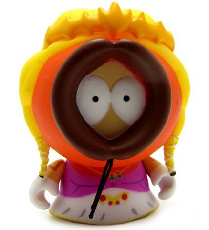 The Princess, Kenny - South Park - The Stick of Truth figure by Matt Stone & Trey Parker, produced by Kidrobot. Front view.