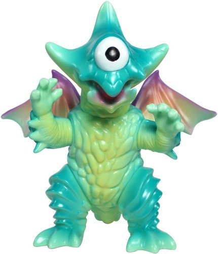Gibaza - Teal figure by Dream Rocket, produced by Dream Rocket. Front view.