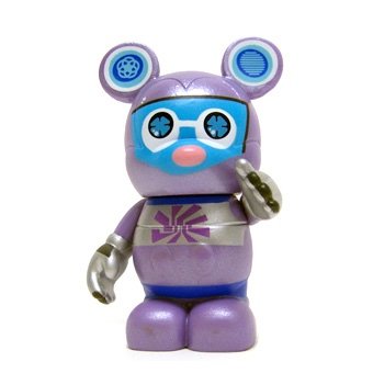 SMRT-1 Robot figure by Celeste Cronrath , produced by Disney. Front view.
