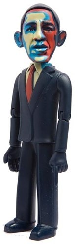 HOPE Obama Action Figure figure, produced by Jailbreak Toys. Front view.