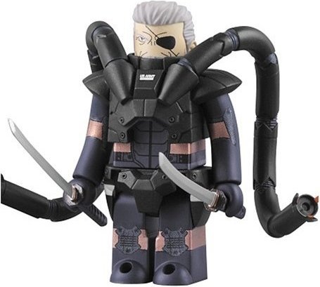 Solidous Snake ［MGS2］ Kubrick 100% figure by Konami Digital Entertainment, produced by Medicom Toy. Front view.