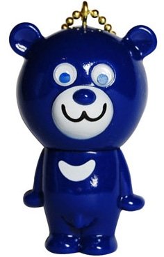 Wonderful Bear Keychain figure by The Wonderful! Design Works, produced by Wdw. Front view.