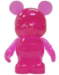 Clear Magenta figure by Disney, produced by Disney. Front view.