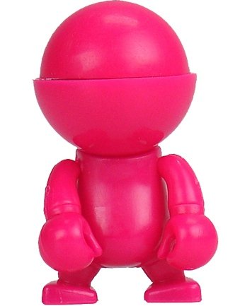 Trexi Neon (Pink) figure, produced by Play Imaginative. Front view.