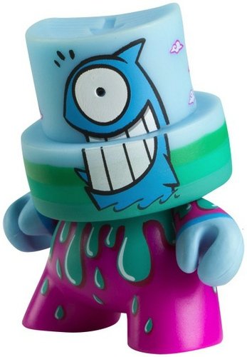 (Untitled)  figure by Pez, produced by Kidrobot. Front view.
