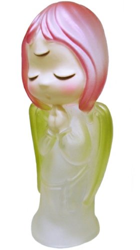 Mitari-Chan - Watching Her (Clear x Clear Red)  figure, produced by Gargamel. Front view.