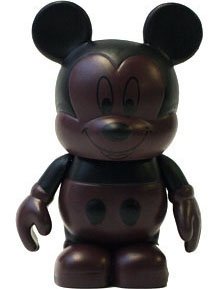 Brown Tonal Mickey figure by Thomas Scott, produced by Disney. Front view.