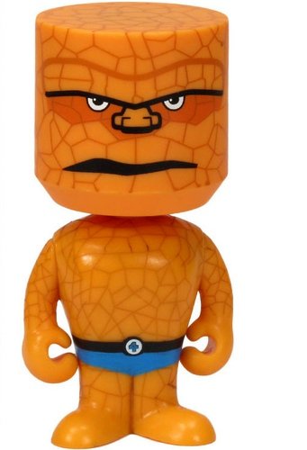 Thing figure by Marvel, produced by Funko. Front view.